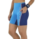 Bermuda Alto Giro Hyper - Feminina AZUL