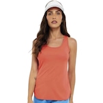 Camiseta Regata Alto Giro Skin Fit - Feminina VERMELHO