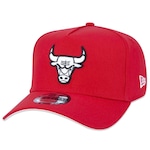 Boné Aba Curva New Era 9Forty A-Frame NBA Chicago Bulls - Snapback - Adulto VERMELHO