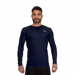 Camiseta Manga Longa Dry Basic SS Muvin Proteção UV50 - Masculina AZUL ESCURO