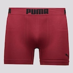 Cueca Boxer Puma sem Costura - Adulto VERMELHO