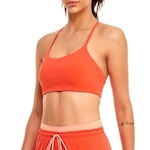 Top Fitness Alto Giro Dupla Face com Bojo - Adulto Coral