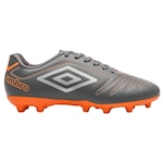 Chuteira de Campo Umbro Class FG - Adulto CINZA/LARANJA