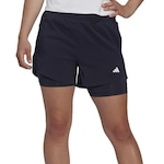 Shorts adidas Dois em Um - Feminino AZUL