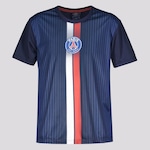 Camiseta PSG Infantil Manga Curta Clove AZUL