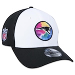 Boné Aba Curva New Era 39Thirty New England Patriots Crucial Catch 2022 - Stretch Fit - Masculino BRANCO