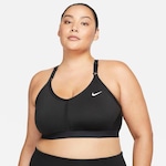 Top Fitness com Bojo Nike Dri-FIT Indy Plus Size - Feminino PRETO/BRANCO