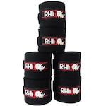 Kit de Bandagem Elástica Rhino by Spank - 3 Pares - 3 Metros PRETO/VERMELHO