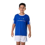 Camiseta Elite Brasil Copa do Mundo - Infantil AZUL