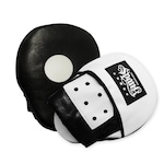 Luva De Foco Spank Manopla Para Boxe Muay Thai Kickboxing BRANCO/PRETO