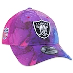 Boné Aba Curva New Era 9Twenty Las Vegas Raiders Crucial Catch 2022 - Strapback - Adulto BRANCO