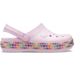 Sandália Crocs Crocband Gem Band Clog Ballerina - Infantil ROSA