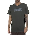 Camiseta DC Shoes Outline Uni SM23 - Masculina VERDE ESCURO