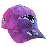 Boné Aba Curva New Era 9Twenty New England Patriots Crucial Catch 2022 - Strapback - Adulto BRANCO