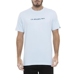 Camiseta Quiksilver Omni Font - Masculina AZUL CLARO