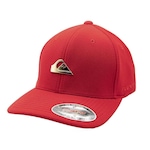 Boné Aba Curva Quiksilver Plate Metalic SM23 - Fechado - Adulto VERMELHO