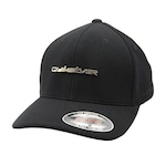 Boné Aba Curva Quiksilver Plate Type SM23 - Snapback - Adulto PRETO