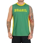 Camiseta Braziline Brasil Uacari - Masculino VERDE/AMARELO