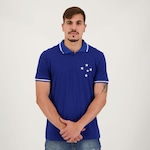 Camisa Polo do Cruzeiro Futfanatics Retrô - Masculina AZUL