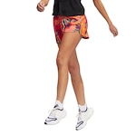 Short adidas Farm Rio Pacer 3-Stripes - Feminino ROSA/LARANJA