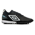 Chuteira Society Umbro Adamant Club - Adulto PRETO/BRANCO