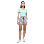 Shorts Run More Silky - Feminino AZUL