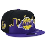 Boné Aba Reta New Era 9Fifty Los Angeles Lakers Tip-Off - Snapback - Adulto PRETO