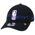 Boné Aba Curva New Era 9Twenty NBA Logoman Tip-Off - Strapback - Adulto PRETO