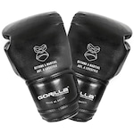 Luva Boxe 12Oz Lifestyle Essencial Black Classic Gorilla Muay Thai kickboxing Fight Combate PRETO