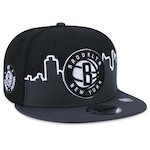 Boné Aba Reta New Era 9Fifty Brooklyn Nets Tip-Off - Snapback - Adulto PRETO