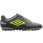 Chuteira Society Umbro Neo Striker - Adulto PRETO/VERDE