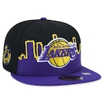 Boné Aba Reta New Era 59Fifty Los Angeles Lakers Tip-Off - Fechado - Adulto PRETO