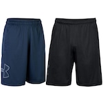 Kit Shorts Under Armour Tech Graphic - 2 Unidades - Masculino AZUL