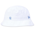 Chapéu Bucket MLB New York Yankees Classic New Era - Unissex BRANCO