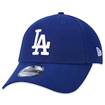 Boné Aba Curva New Era 9Forty MLB Los Angeles Dodgers - Snapback - Adulto AZUL ESCURO