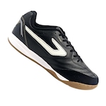 Chuteira Futsal Topper Maestro Td IV - Adulto PRETO/BRANCO