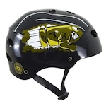 Capacete Traxart Helmet Dz-020 - Adulto PRETO/VERDE