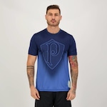 Camiseta do Palmeiras Futfanatics Shade - Masculina AZUL ESCURO