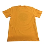 Camiseta Rip Curl Round Icon Corp Tee - Masculina LARANJA