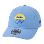 Boné Aba Curva New Era 9Twenty Vacation Youth Sky - Strapback - Adulto AZUL