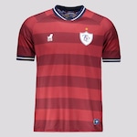 Camisa do Fortaleza Leão 1918 III 2023 - Masculina VERMELHO