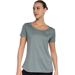 Camiseta Mizuno Manga Curta Soul Fit - Feminina Verde/Prata