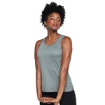 Camiseta Regata Feminina Mizuno Soul Fit Verde/Prata