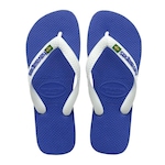 Chinelo Havaianas Brasil Logo - Adulto AZUL