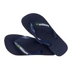 Chinelo Havaianas Brasil Logo - Adulto AZUL ESCURO