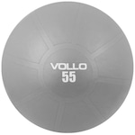 Bola de Ginástica Gym Ball 55cm - Vollo CINZA