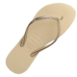 Chinelo Havaianas Slim Sparkle - Adulto BEGE