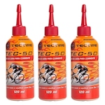 Lubrificante corrente Bike Cera Tectire - 3 unidades - 120 ml BRANCO