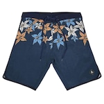 Bermuda WSS Diamond Pattern Hibisco - Masculina AZUL