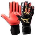 Luvas de Goleiro Three Stars Kick - Adulto VERMELHO